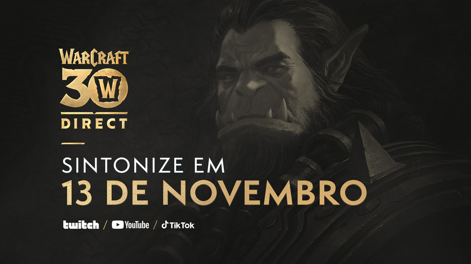 Blizzard Anuncia Warcraft Direct: Evento Online para Celebrar 30 Anos de Warcraft