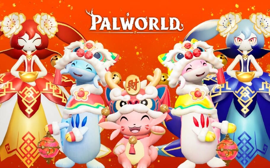 Palworld celebra Ano Novo Chinês com skins e ajustes de gameplay
